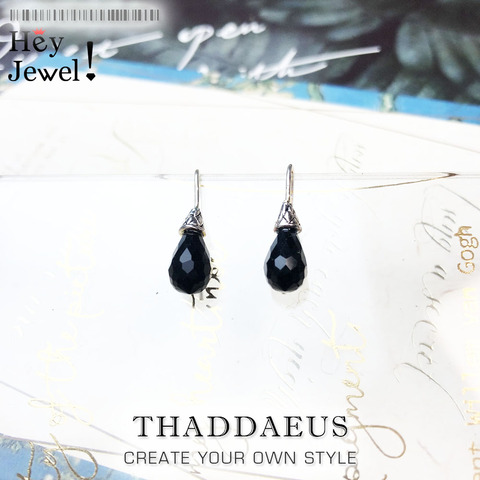 Boucles d'oreilles goutte d'eau en cristal argenté 2017, bijoux de qualité pour femmes, Style européen, cadeau en argent Sterling 925 ► Photo 1/6