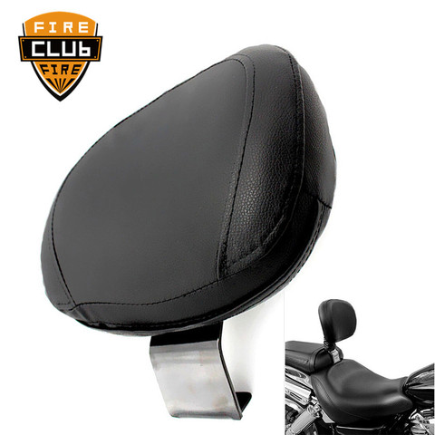 Moto Siège Arrière Dossier Support Selle Cuir Coussinet Accessoires