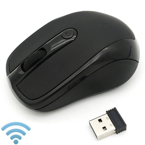 Souris sans fil USB 2000DPI récepteur réglable ordinateur optique 2.4GHz souris ergonomique pour ordinateur portable souris ► Photo 1/6