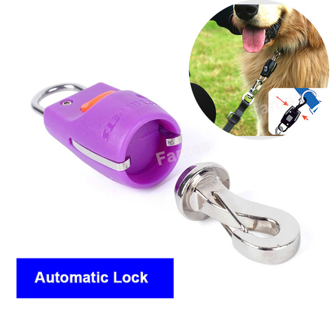 Serrure automatique pour chien de compagnie-laisse de chien créative connecteur de loquet magique laisse pour animaux de compagnie laisse de chien magnétique spéciale rétractable ► Photo 1/6