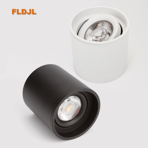 Projecteur LED à intensité réglable, angle d'éclairage réglable, pour le plafond, le salon ou la chambre à coucher, 110/220v ► Photo 1/6