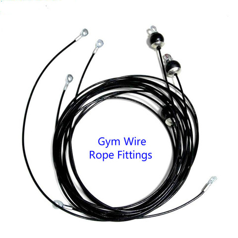 Ensemble d'accessoires pour équipement de Fitness, câbles en acier, fil et tête de 5mm/6mm Câble de gymnastique adapté ► Photo 1/4