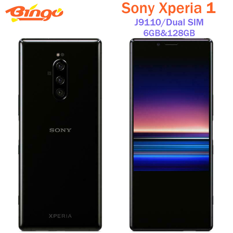 Sony – smartphone Xperia 1 J9110, téléphone portable, 4G, LTE, 6.5 pouces, Octa core, double SIM, 6 go et 128 go, Triple caméra 12mp, NFC, empreintes digitales, Android ► Photo 1/5