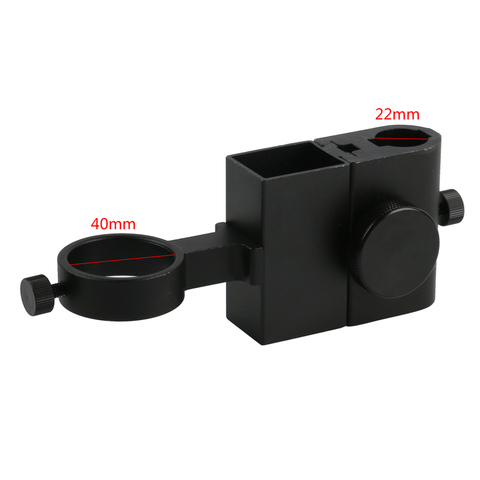 Porte-objectif monculaire réglable de 40mm de diamètre, support de Microscope vidéo électronique, accessoires pour support de Microscope pilier de 22mm ► Photo 1/4