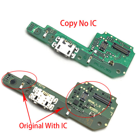 Module de Microphone d'origine + Port de charge USB pièces de connecteur de câble flexible pour Xiaomi Redmi 4 Pro 4A 5A 6 6A 7A 9A ► Photo 1/6