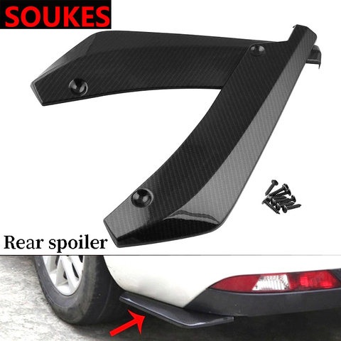 Angle d'enveloppe d'aileron de voiture de Fiber de carbone pour Volvo S60 XC90 V40 V70 V50 V60 S40 S80 XC60 XC70 Nissan Qashqai X-TRAIL Juke TIID ► Photo 1/6