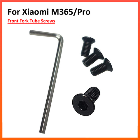 4 pièces vis de Tube de fourche avant avec poignée hexagonale pièces de rechange Kits pour pièces de Scooter électrique Xiaomi M365 pro 1S ► Photo 1/6