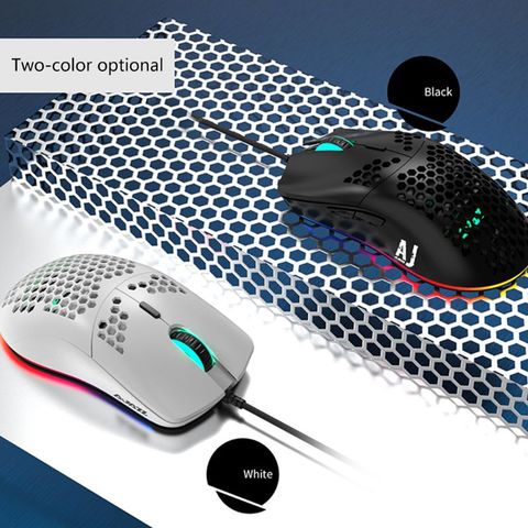 Ajazz AJ390 nouvelle souris filaire légère souris de jeu creuse 6 DPI réglable 7Key ► Photo 1/6