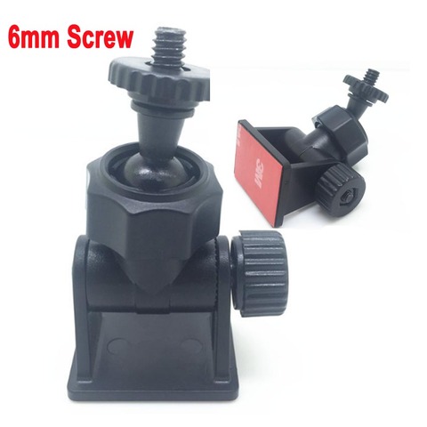 Mini 6mm Screw Head Car Mount Camera Holder DVR DV GPS Stand Auto Video 3M Sticker Holder Car Styling Adhesive Tripod Holder ► Photo 1/6