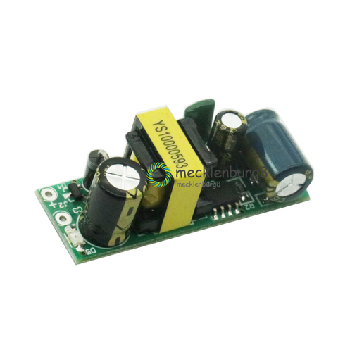 Adaptateur de Module abaisseur, alimentation électrique cc 12V 400mA AC-DC, Buck convertisseur, carte d'isolation, Protection contre les courts-circuits ► Photo 1/4