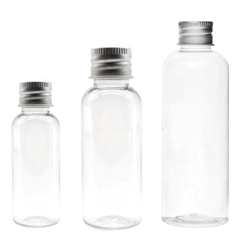 20 pièces 5/10/30/50/60/100ml bouteille en plastique avec bouchon à vis en aluminium bouchon cosmétique conteneur voyage Kits Portable Lotion pour animaux de compagnie crème ► Photo 1/1