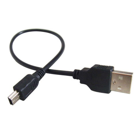 USB 2.0 A mâle à USB B mini 5 broches mâle câble de synchronisation de données cordon pour appareil photo MP3/MP4/MP5 livraison gratuite ► Photo 1/3