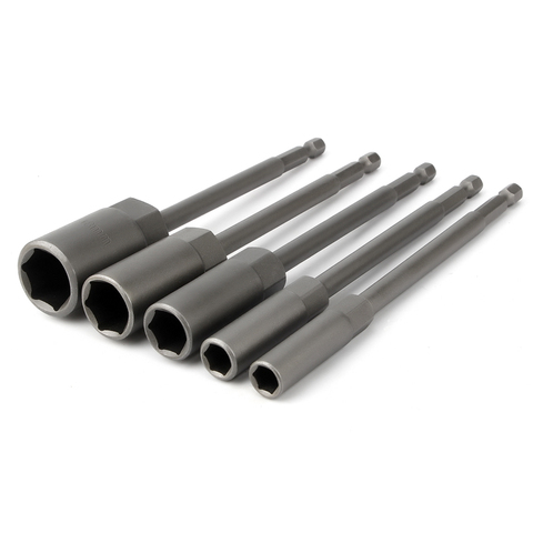 Tournevis à douille pour outil électrique 6-19mm, 1 pièce, 150mm de long, embout de tournevis, clé à tige hexagonale de 1/4mm 6.35mm ► Photo 1/5