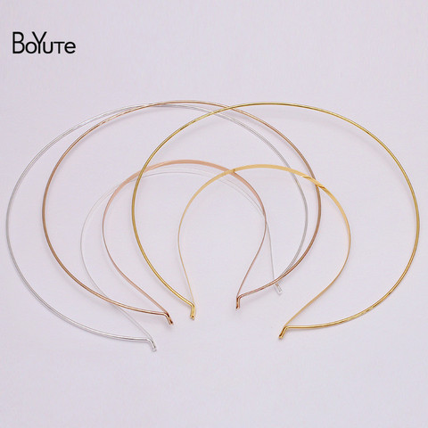 BoYuTe nouvelle arrivée (10 pièces/lot) 210*210MM métal fer bandeau couronne diadème Base bijoux à bricoler soi-même faisant des matériaux à la main ► Photo 1/5