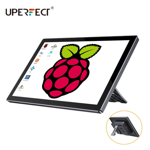 UPERFECT UPi06 Max 10 pouces étui à écran tactile pour framboise Pi moniteur Portable framboi 3 4 USB C écran HDMI framboise 3 Kit ► Photo 1/6