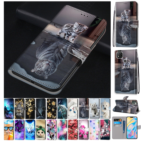 Étui à rabat pour Xiaomi Redmi 9C NFC étui en cuir livre portefeuille couverture magnétique pour Xiomi Xiami Redmi 9 C Redmi9c étuis de téléphone Anime ► Photo 1/6