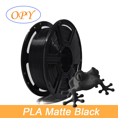 Filament Pla mat pour imprimante 3D, 1.75Mm, 1Kg, fil plastique, 10M, 100G, échantillon noir, gris, blanc ► Photo 1/6