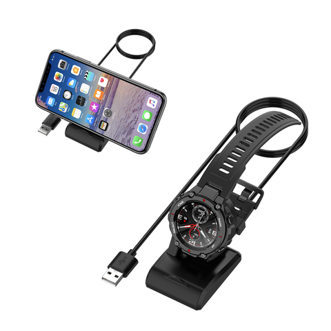 Station de charge rapide pour chargeur de montre intelligente Amazfit t-rex pour Huami Amazfit GTR 47mm 42mm GTS câble de charge socle d'alimentation ► Photo 1/6