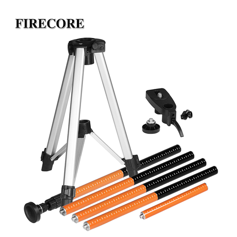 FIRECORE 3.7M Laser télescopique pôle 5/8 et 1/4 Interface étendre support de tige de plafond + trépied creux ► Photo 1/6