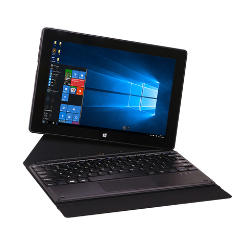 2022 moins cher 2 en 1 Windows 10 tablettes PC 10.1 pouces Netbook Intel N3450 Quad Core 4GB RAM DDR4 64GB ROM clavier d'ordinateur portable mince ► Photo 1/1