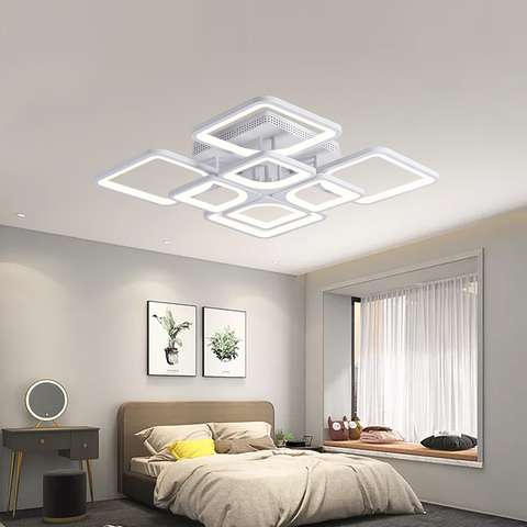 Nouveau lustre led pour salon chambre kitchern maison lustre plafond moderne à LEDs lustre lampe éclairage lustre ► Photo 1/6