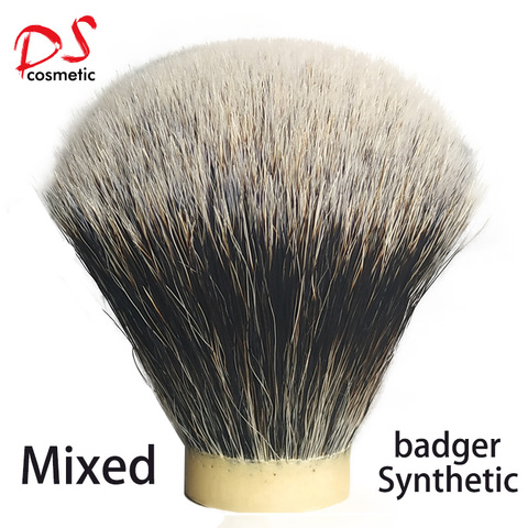 Dscosmetic – brosse de rasage à deux bandes, poils synthétiques mixtes, nœuds pour rasage ► Photo 1/6