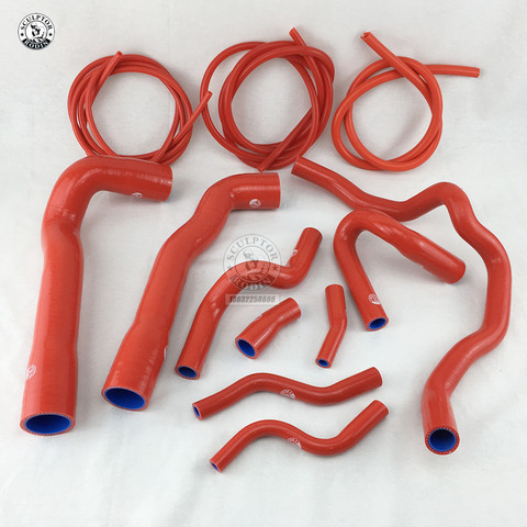 Tuyau de radiateur en Silicone Kit de tuyau de refroidissement en Silicone + Kit de tuyau d'aspiration pour BMW E36 M3 325i 316i 1992 ~ 1999 (modèle européen) 12 pièces) ► Photo 1/4