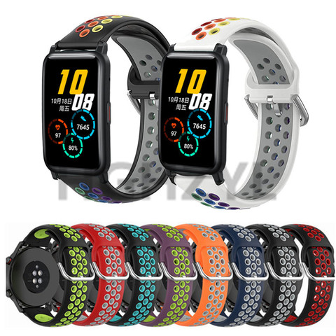 Bracelet de rechange en Silicone, 42mm, pour huawei Honor ES Magic Amazfit GTS Haylou LS02 ► Photo 1/5