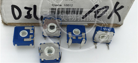 Lot de 5 pièces | Pour l'espagne, ACP CA14NV15 10K RT3.52 carré potentiomètre réglable trou 10K D ► Photo 1/1