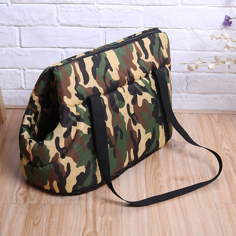 Sac à dos de transport de Camouflage pour chiens et chats, confortable, doux, pour chiots et chats, sacoche de transport pour animaux de compagnie, voyage en plein air, pour Chihuahua ► Photo 1/6