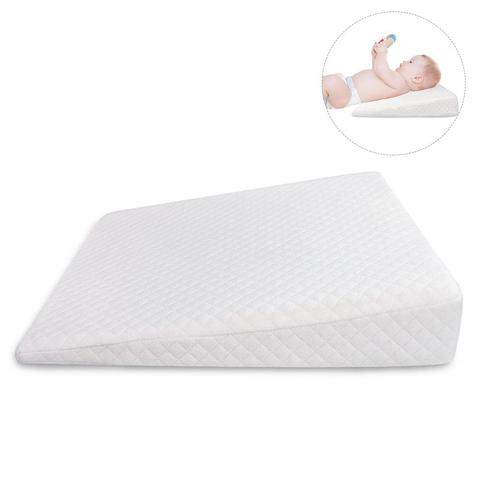 Coussin de résilience en mousse à mémoire de forme, oreiller de sommeil pour bébé, Anti-crachat de lait, amovible en pente, oreiller Anti-Reflux pour bébé ► Photo 1/6