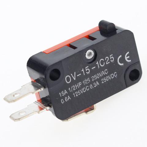 Grand micro interrupteur V-15-1C25, pour four à micro-ondes, silver point V-15-IC25, 10 pièces/lot ► Photo 1/4