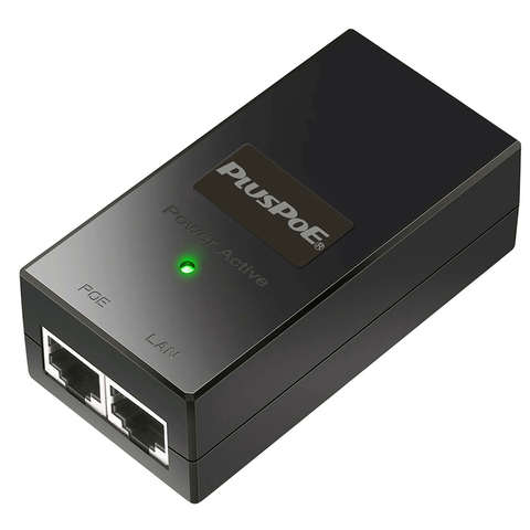 Gigabit injecteur PoE 48V 24V, 24W, adaptateur d'alimentation 802.3af 1000 mb/s pour la sécurité, caméra IP, vidéosurveillance, téléphone ► Photo 1/6