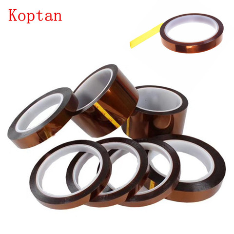 Ruban isolant thermique Kapton, 5/10/15/20/x33M, ruban de protection pour pièces d'imprimantes 3D, résistant aux hautes températures ► Photo 1/6