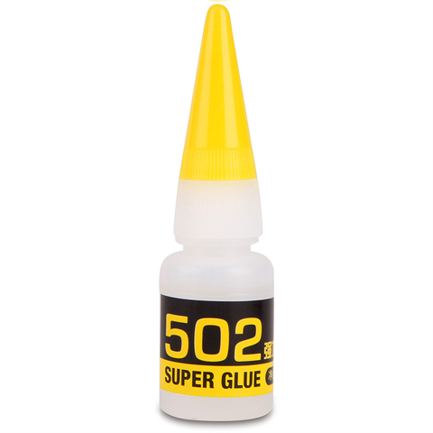 Colle Super 502 transparente, 8g, adhésive forte instantanée pour plastique et caoutchouc, à séchage rapide, pour métal, bois et cuir ► Photo 1/4