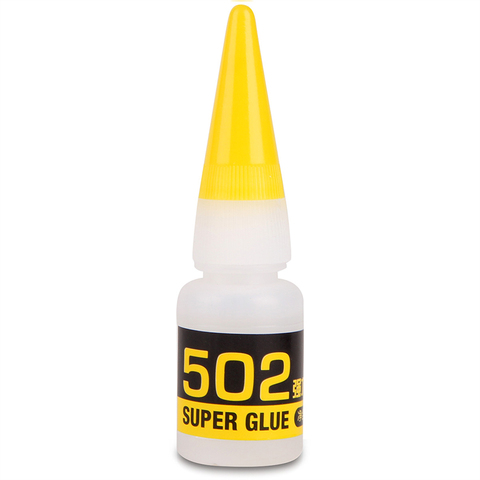 Colle Super 502 transparente, 8g, adhésive forte instantanée pour plastique et caoutchouc, à séchage rapide, pour métal, bois et cuir ► Photo 1/4