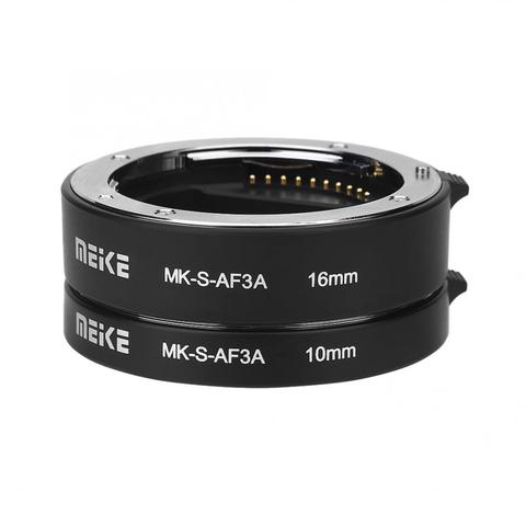 Meike Autofocus D'extension Macro Tube 10mm 16mm pour Sony E-mount FE-Mont A7 A7M2 NEX-F3 NEX-6 NEX-7 NEX-5T A6300 A6500 Caméra ► Photo 1/6