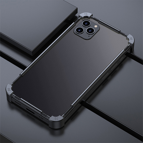 Coque de protection complète antichoc en aluminium pour iPhone, pour modèles 12 mini 11 pro, x, xs max, xr, 7, 8 plus, SE 2022 ► Photo 1/6