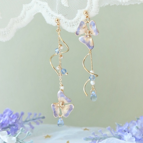 MENGJIQIAO-boucles d'oreilles en métal pour femmes, bijou élégant en forme de fleur, mignon chat, Brincos, tempérament, de vacances, nouveauté ► Photo 1/6