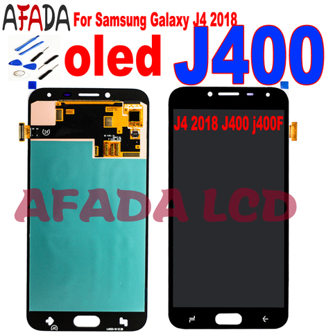 Original Super AMOLED pour Samsung Galaxy J4 2022 J400 J400F J400G/DS SM-J400F LCD écran tactile numériseur assemblée J400H ► Photo 1/6