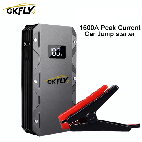 GKFLY-lanceur de voiture haute puissance, 1500a, 12V, dispositif de démarrage batterie externe, chargeur de batterie pour voiture essence Diesel ► Photo 1/6