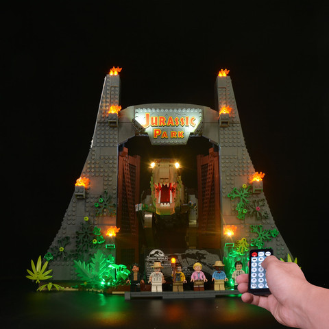 Kit de lumière LED blocs de construction de jouets Jurassic Park, ensemble d'éclairage, compatible avec 75936 ► Photo 1/4