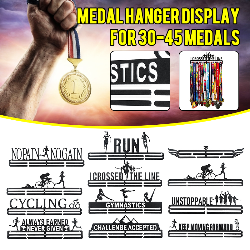 Porte-médaille Marathon, Présentoir, Porte-médaille Sport, Course