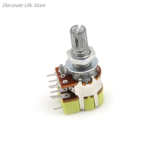 1 pièces B50K 50K Ohm double commutateur de potentiomètre de contrôle de Volume conique linéaire ► Photo 1/6