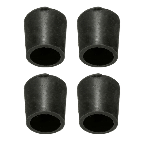 4 pièces/8 pièces 16mm, 19mm, 22mm, 25mm, 32mm, 40mm, 50mm chaise en caoutchouc virole anti-rayures meubles pieds jambe plancher protecteur casquettes ► Photo 1/6