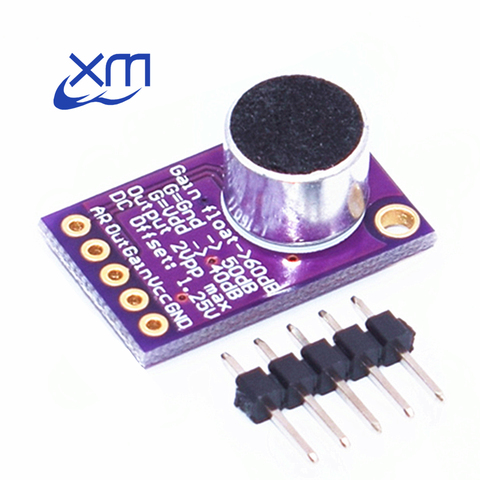 Contrôle automatique de Gain de module MAX9814 Stable d'amplificateur de Microphone d'electret ► Photo 1/3