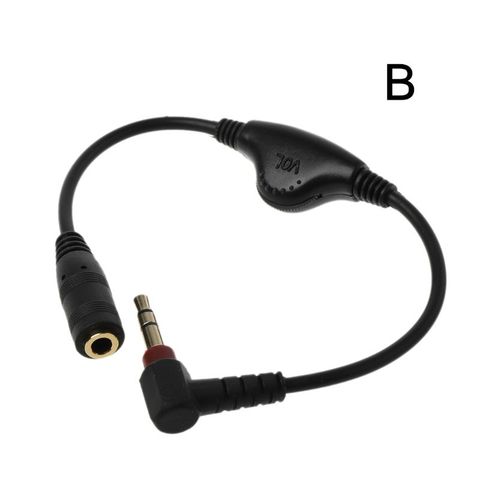 Adaptateur Jack AUX mâle vers femelle, câble d'extension, cordon Audio stéréo avec contrôle du Volume, fil d'écouteurs pour écouteurs, 3.5mm 3.5mm ► Photo 1/5