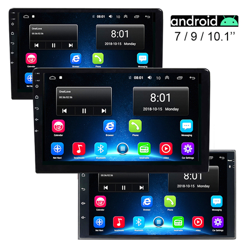 7/9/10.1 pouce 2 Din Android autoradio multimédia lecteur vidéo universel auto stéréo pour Volkswagen Nissan Hyundai Kia toyota ► Photo 1/6