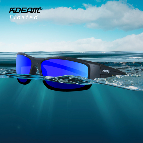 KDEAM lunettes de soleil polarisées flottantes haute Performance hommes lunettes de soleil de sport compagnon parfait pour tout homme d'eau actif ► Photo 1/5