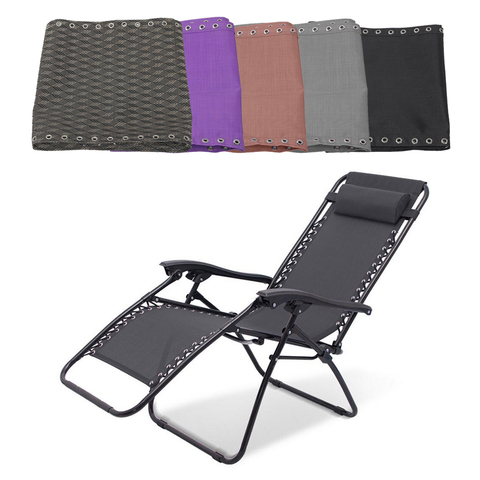 Chaise de loisirs en tissu de remplacement 160X43cm pour chaise de fronde pliante ► Photo 1/6